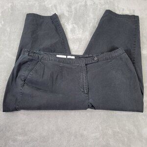 Liz Golf Claiborne Women's Plus 20W Black Capri Pants Straight Leg Audra CAP51E
